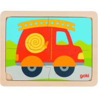Einlegepuzzle Feuerwehr