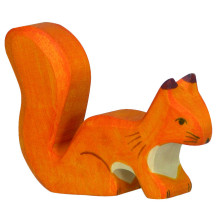 Eichhörnchen, stehend, orange