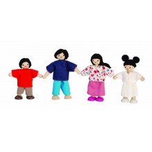 Puppenfamilie asiatisch 